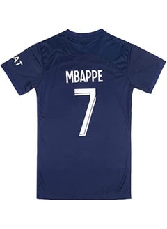 Y&D 2023 Paris Mbappe 7 Home Football Soccer Jersey/Shorts Socks Gift Set Youth Sizes New Edition Unbranded Fan Version  - Image 2