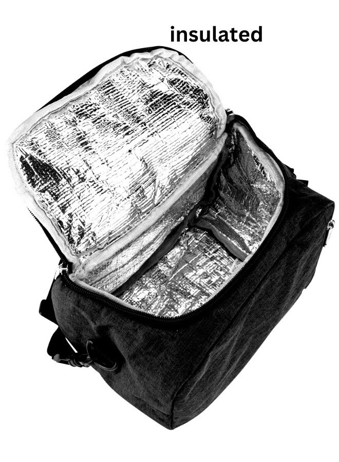 Bravo Insulated and Waterproof Lunch bag with Adjustable Shoulder Strap  - Image 4