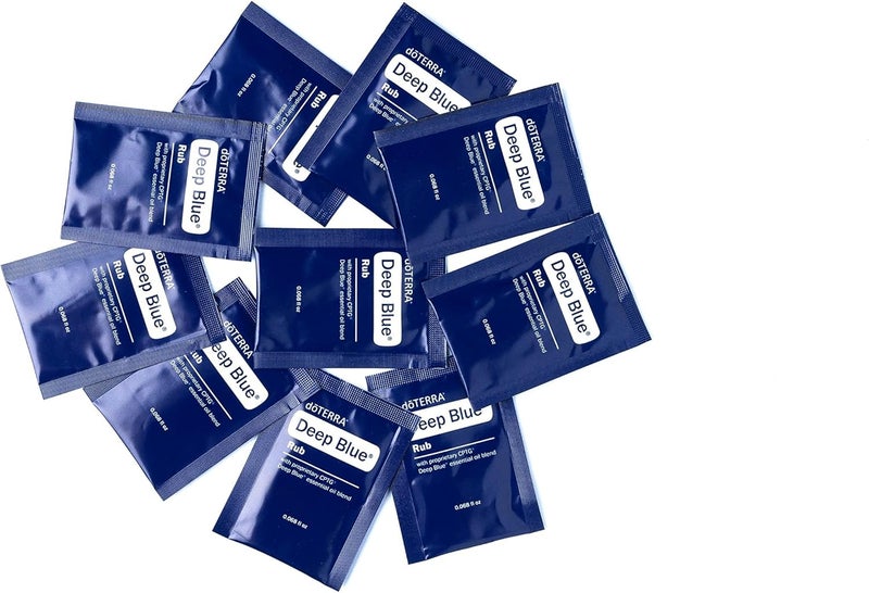 doTERRA Deep Blue Rub Samples, 0.068 Fl Oz (Pack of 10)