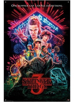 Trends International Netflix Stranger Things: Season 3 One Sheet Wall Poster With Push Pins  - Image 4
