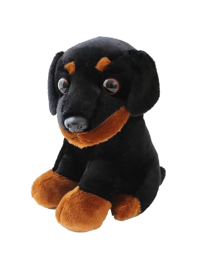 Beanie Baby Large Eyes Buff Pixy Atlas Austin Unicorn Cinder Animal Plush Doll 9.8inch (Brutus Dog) 
