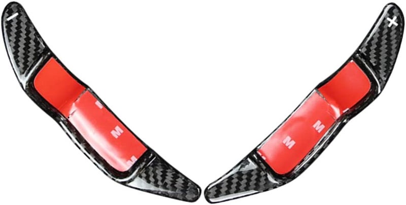 Cnoula11 Black Carbon Fiber Material Shift Paddles Extension, Shift Paddle Replacement For Mini Clubman, Hatch, Convertible, Coupe, Roadster, Countryman, Paceman - Image 2