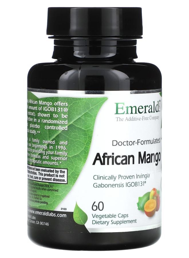 Emerald Laboratories African Mango 60 Vegetable Caps - Image 2