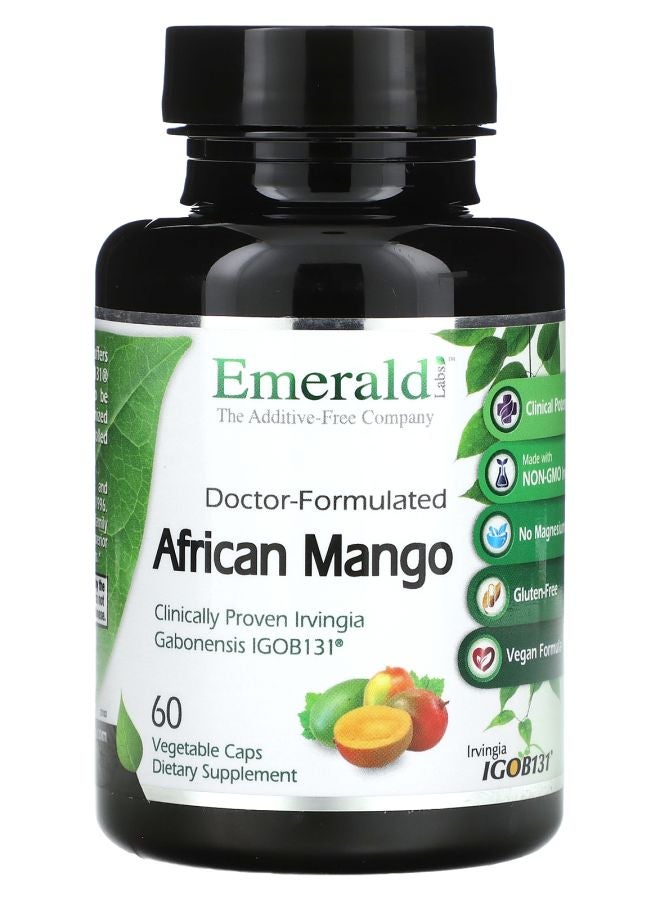 Emerald Laboratories African Mango 60 Vegetable Caps - Image 1