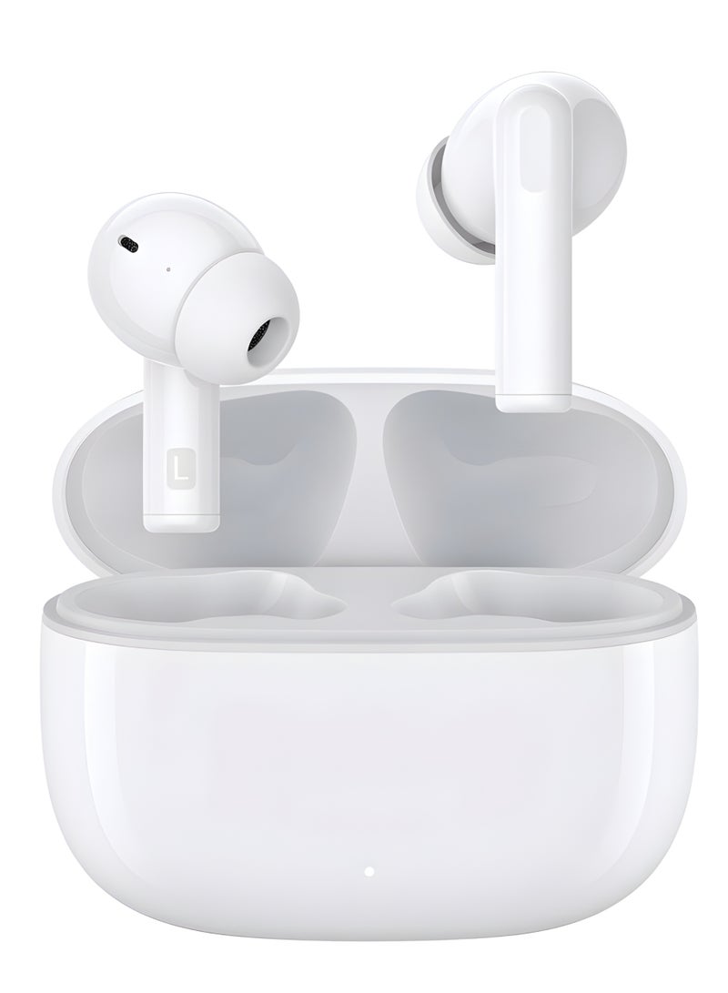 Honor Choice Earbuds X7 Lite 38h Battery Life, Dual Device Connectivity, and AI Noise Cancellation for Premium Sound Quality White - Image 1