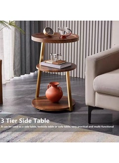 HXDream 3 Tier Side Table,End Table,Suitable for study, living room, bedroom  - Image 2