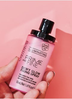 Catrice Prime & Fine Illuminating Dewy Glow Spray | Transparent and Fast Drying Fixing Spray| Paraben Free & Vegan | Cruelty Free (Pack of 1)  - Image 4