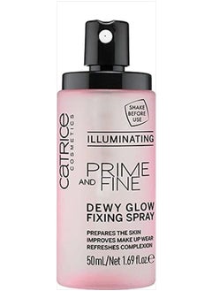 Catrice Prime & Fine Illuminating Dewy Glow Spray | Transparent and Fast Drying Fixing Spray| Paraben Free & Vegan | Cruelty Free (Pack of 1)  - Image 2