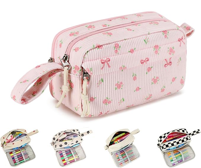 Bluboon Big Capacity Pencil Case Pencil Pouch Pen Case School Supplies Cute Pencil Box Pencil Bag for Teen Girls Boys Women Man - Image 1