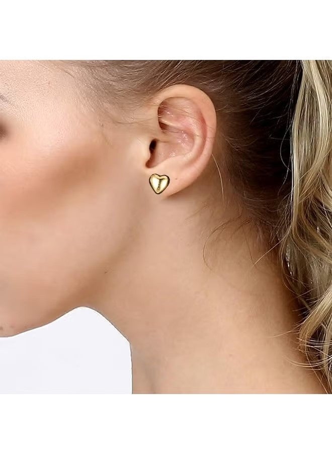 Happy D 30 Pairs Assorted Stainless Steel Stud Earrings Hypoallergenic Flatback Earrings for Teens Girls Women-Pearls diamonds flowers unicorns hearts earrings - Image 4