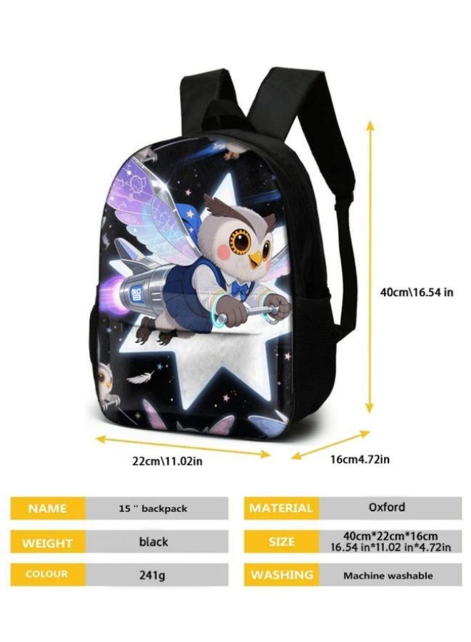Bright Li Fire Backpacks + handbags + stationery bags | Back-to-school season/festival gifts | Cartoon bag three-piece set, easy to deal with various occasions (available for students, children, friends outings, mountain climbing, school, etc.) - 16 - Image 5