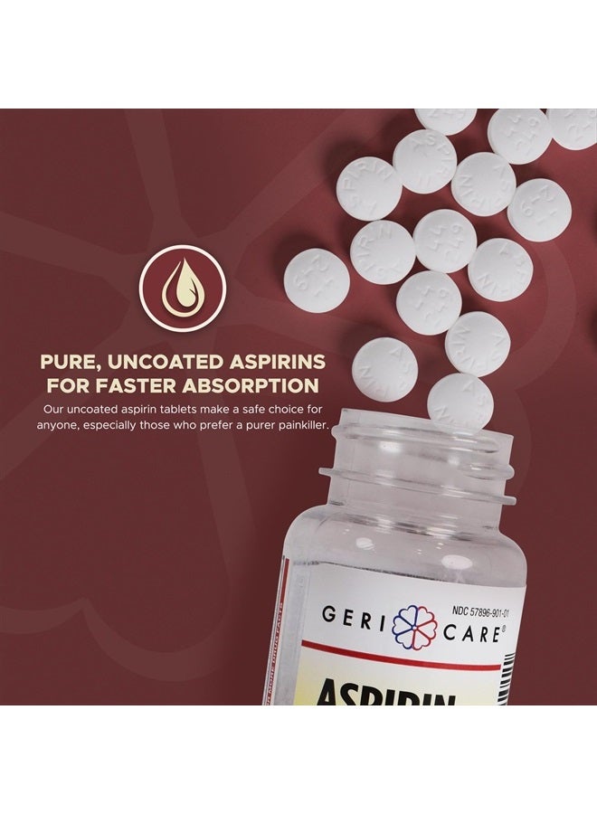 GeriCare Bottled Aspirin 325mg 100 Count Bottle (Pack of 1) - Image 3