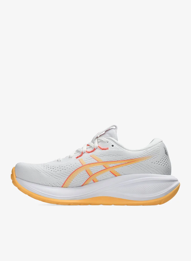 Asics WHITE/ORANGE GLOW Gel-Cumulus 28 for Women | Best Price UAE