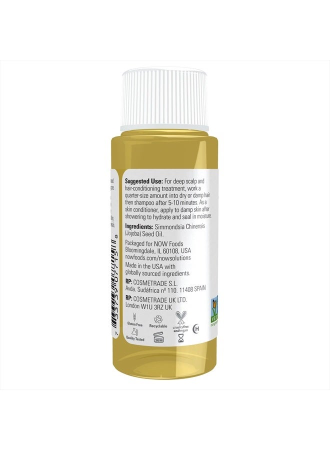 now Solutions, Jojoba Oil, 100% Pure Moisturizing, Multi-Purpose Oil for Face, Hair and Body, 1-Ounce  - Image 2