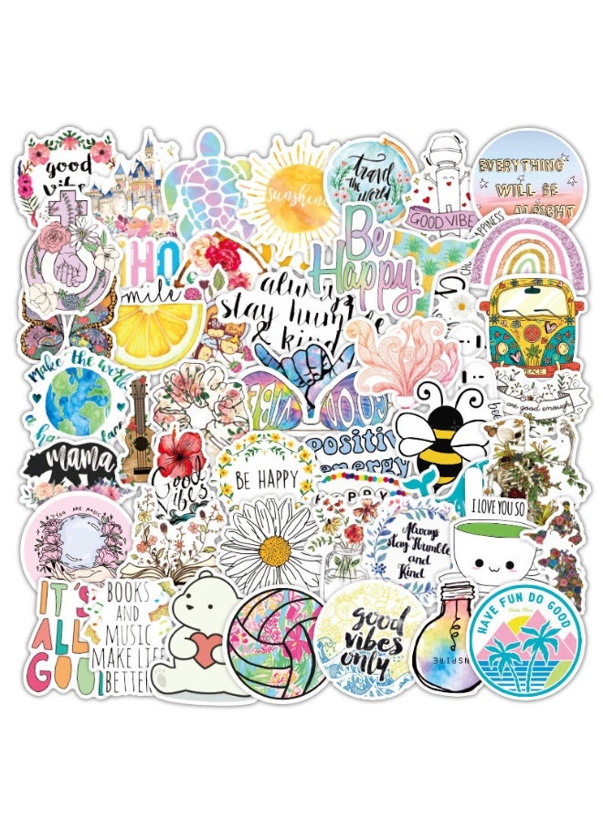 NIBEMINENT 100 Pcs World Travel Deco Kit Waterproof Stickers, High Definition Printing Bright Colors, Suitable for Laptop Skateboard Luggage Water Bottle Guitar DIY - Image 1