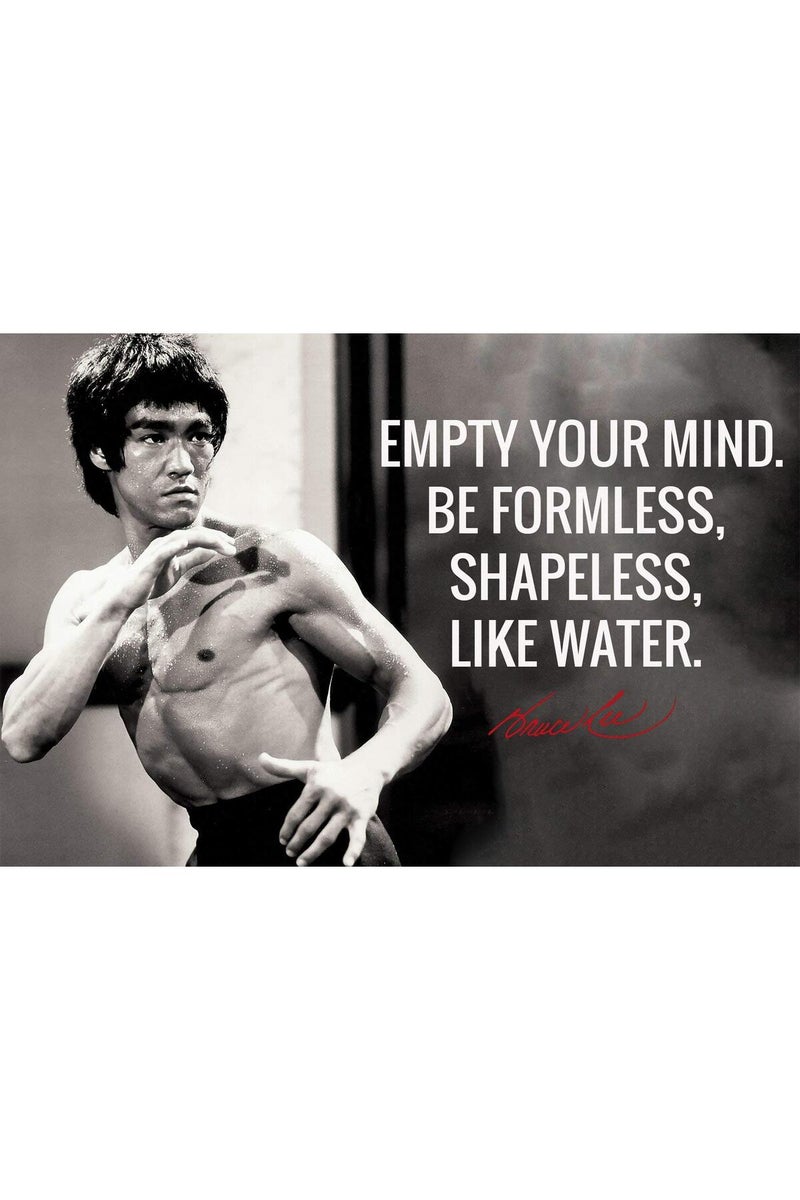 Tallenge Bruce Lee Inspirational Quote Poster - Image 1