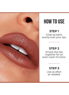 Insight Cosmetics Hydrating Tinted Lip Balm Enriched With Hazelnut Oil|Nourishes,Hydrates & Plumps Chapped Lips|Moisture Lock All Day|Non Sticky|Non Greasy, 2.5 Gm(Lp07-Hazelnut)  - Image 3
