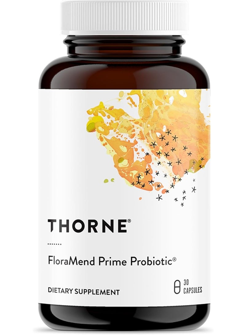 ثورن FloraMend Prime رف البروبيوتيك المستقر وحمض المعدة | 30 كبسولة مكمل غذائي - Image 1