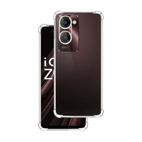 7-Seven 7SEVEN® Back Cover for IQOO Z9 Lite Transparent Mobile Back Case Shock Proof Design Camera Edges Protection Crystal Clear Phone Case Silicon Soft TPU and Flexible Bumper Phone Cover - Image 1