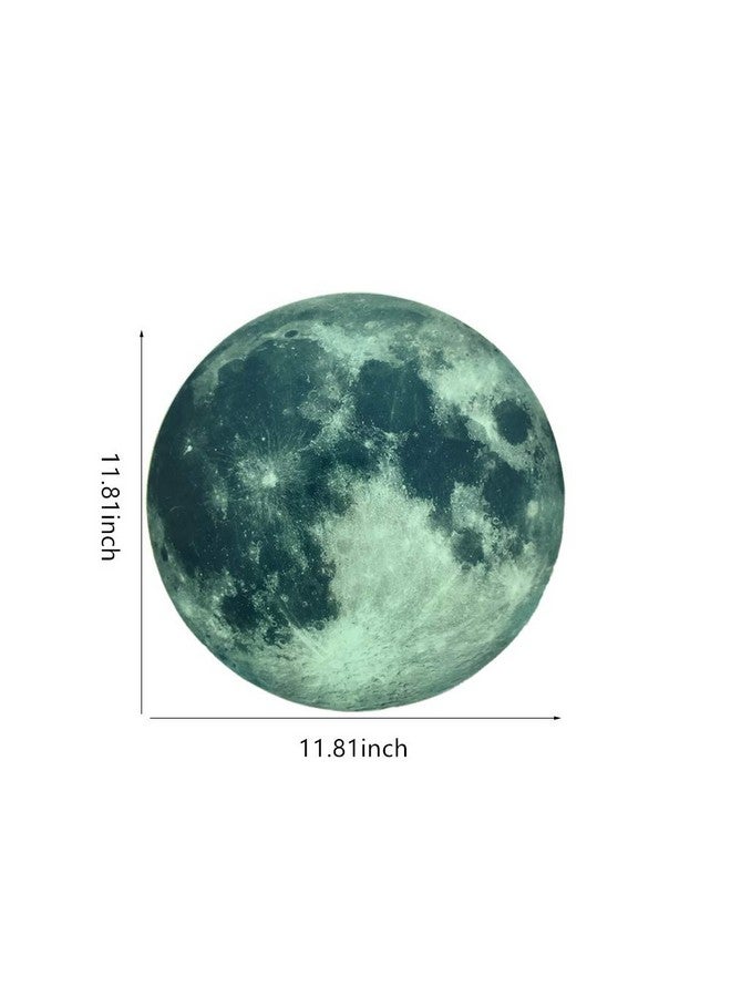 كيدال يتوهج في الظلام القمر 30 سم متوهجة مضيئة الجدار أو السقف ملصقات الفن القابلة للإزالة لاصق جدار صائق لغرفة نوم الاطفال - Image 3