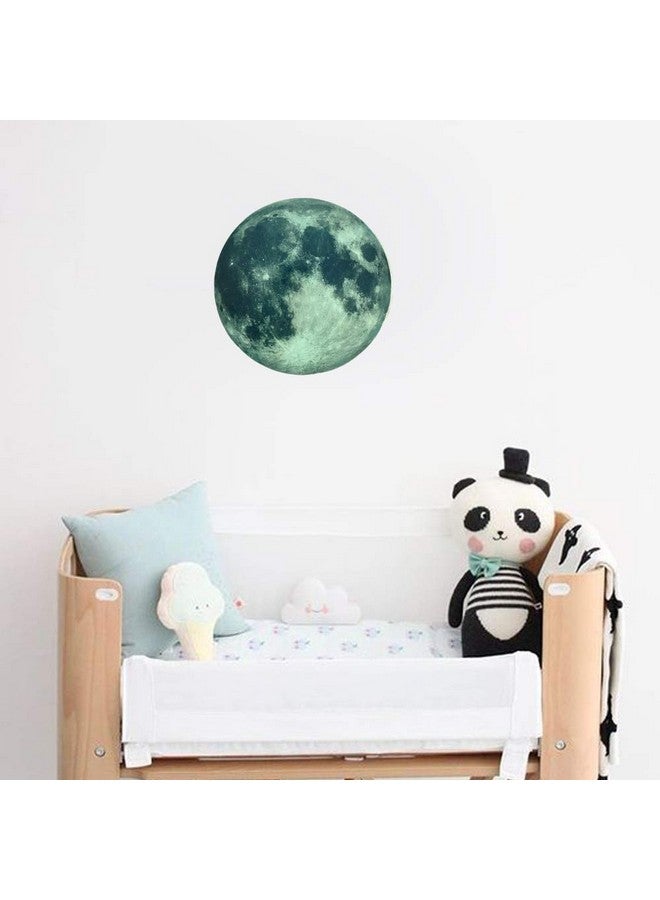 كيدال يتوهج في الظلام القمر 30 سم متوهجة مضيئة الجدار أو السقف ملصقات الفن القابلة للإزالة لاصق جدار صائق لغرفة نوم الاطفال - Image 5