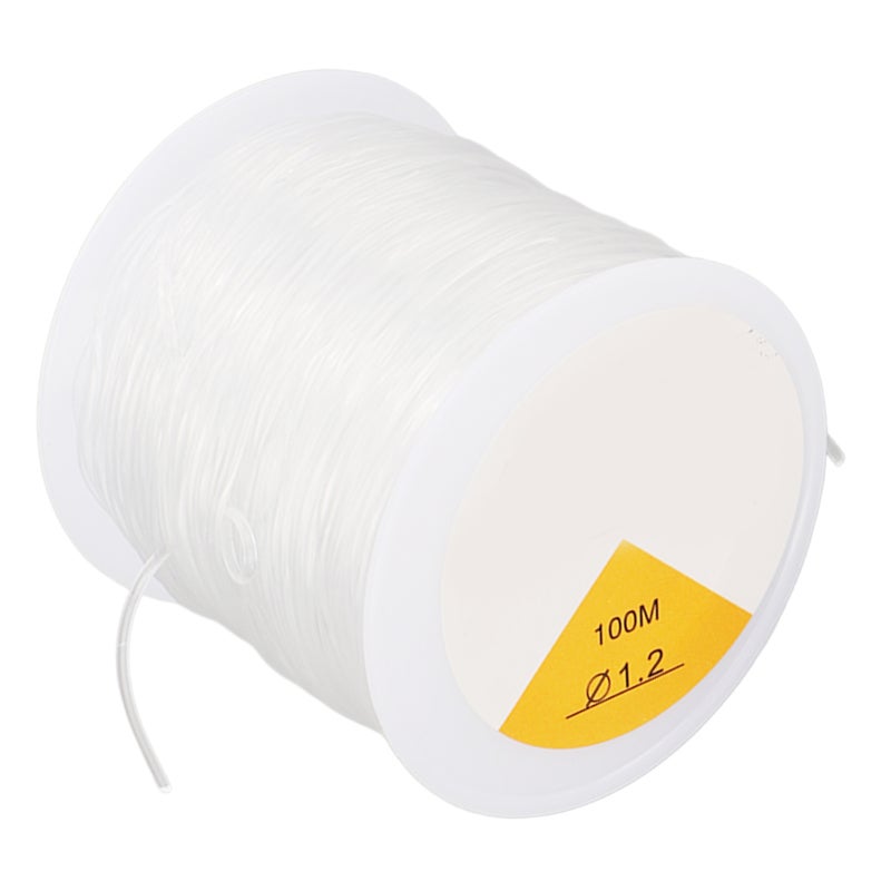 Crystal Tec Transparent Elastic Cord: 1.2mm Round Wire With Big Eye Needles - Easy To Knot And Hide Clear Stretch String For Diy Jewelry Making, Bracelet Necklace Crafts For Beginners - Image 4
