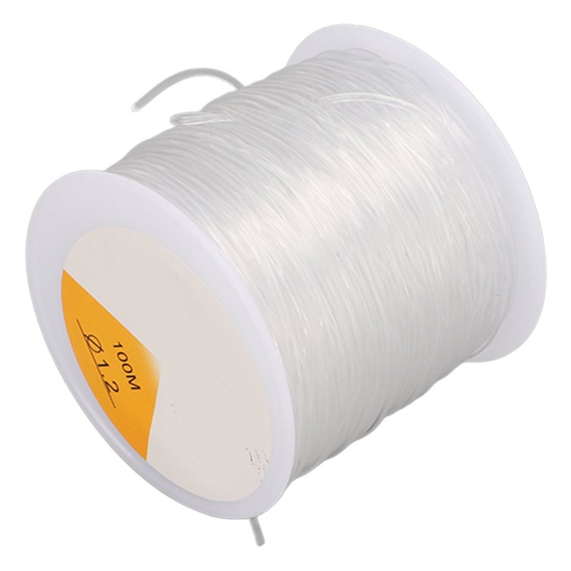 Crystal Tec Transparent Elastic Cord: 1.2mm Round Wire With Big Eye Needles - Easy To Knot And Hide Clear Stretch String For Diy Jewelry Making, Bracelet Necklace Crafts For Beginners - Image 5