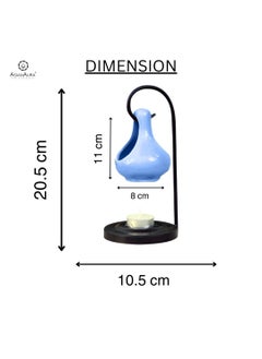 ASIAN AURA Asian Aura Candle Hanging Diffuser Includes Rosy Romance English Lavender 10ml Each 2 Tea Light Candles Home Fragrance Relaxation Home Decor Hanging Aroma Diffuser Purple  - Image 5
