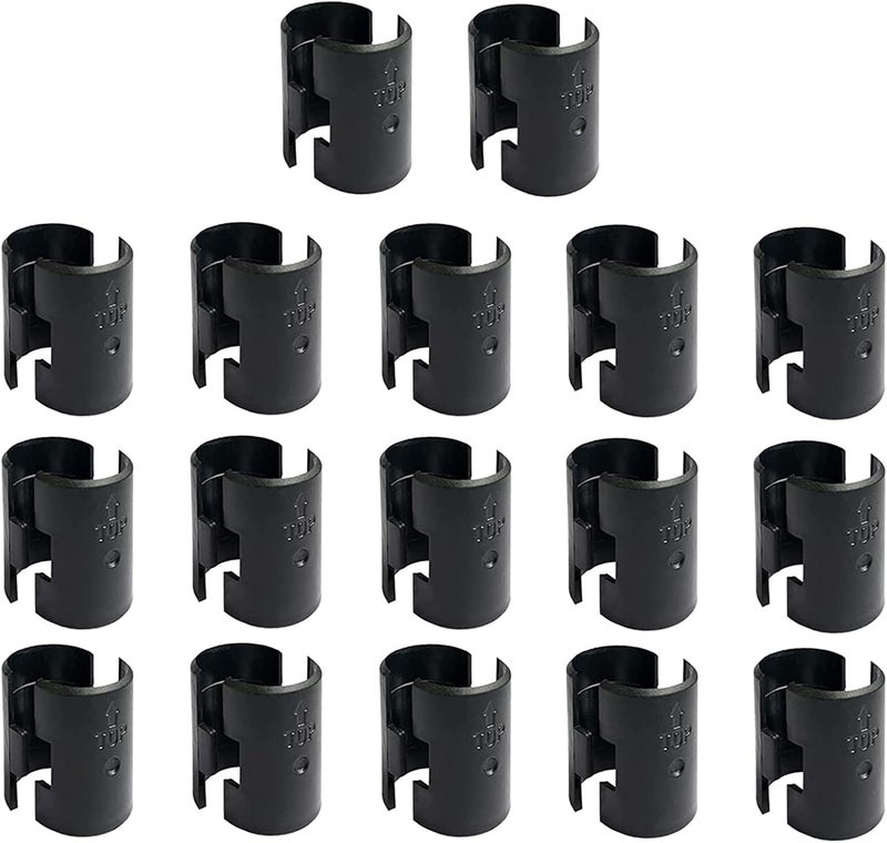 WAFJAMF 34 Pack Wire Shelving Shelf Lock Clips for 1" Post- Shelving Sleeves Replacements for Wire Shelving System - Image 1