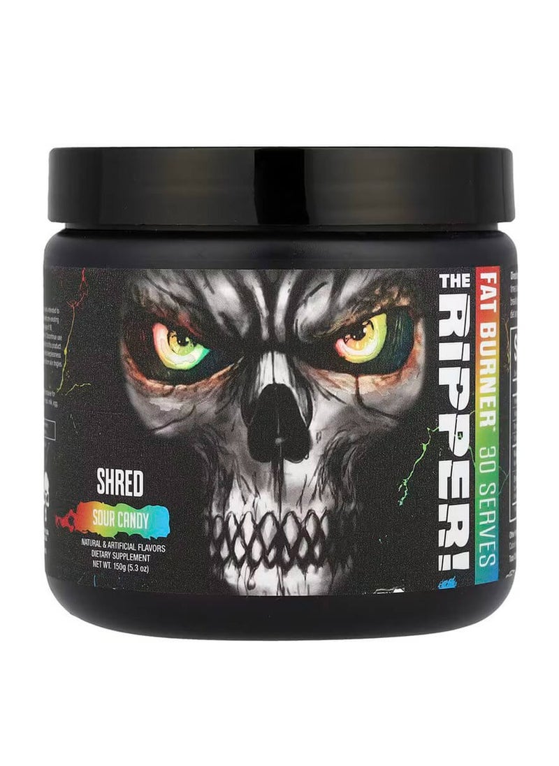 JNX Sports Fat Burner 30 Servings Shred Sour Candy 150g 