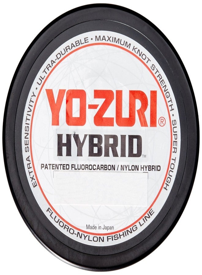 خيط صيد Yo-Zuri Hybrid بطول 600 ياردة، شفاف، 25 رطلاً