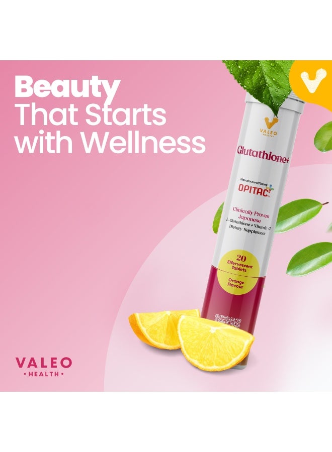 Valeo Glutathione Effervescent Tablets 20 - Image 2
