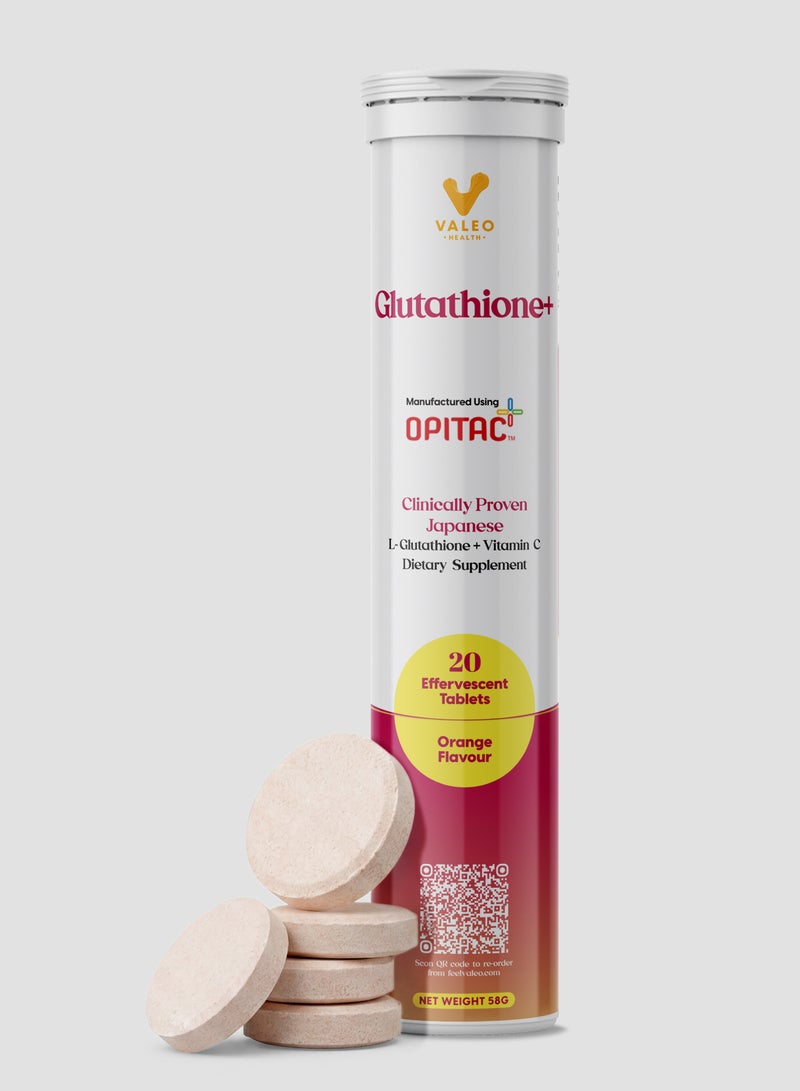 Valeo Glutathione Effervescent Tablets 20 - Image 1