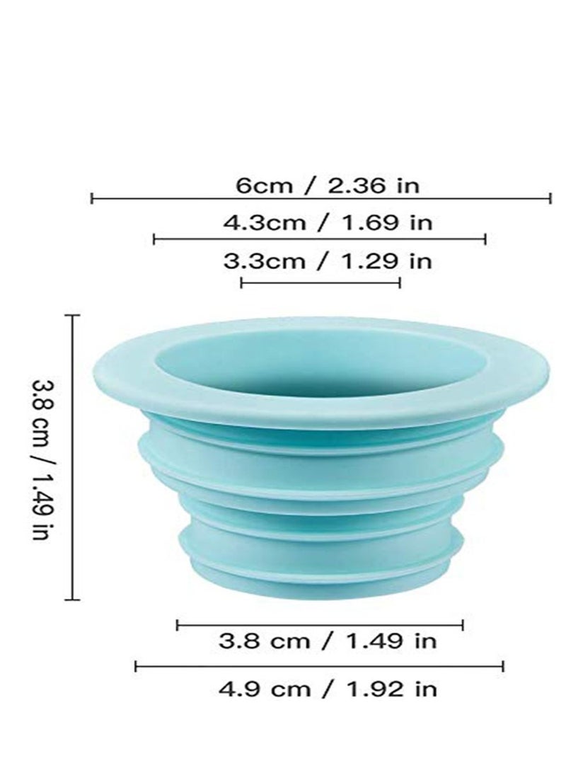 SYOSI Pieces Drain Pipe Hose Seal Deodorant Silicone Plug Sealing Plug Sewer Seal Ring Washing Machine for Bathroom Kitchen Cleaning Tools, Silicone Deodorant Sealing Plug - Image 4