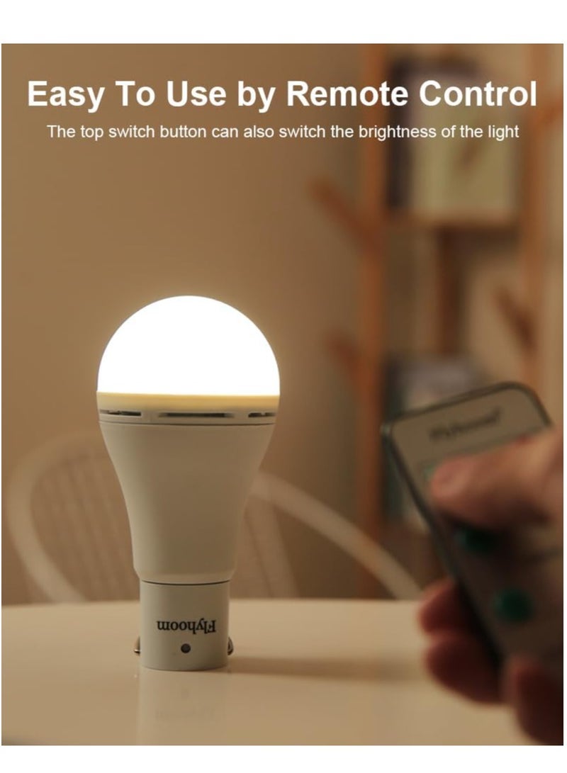 Zikra مصابيح LED قابلة لإعادة الشحن عبر USB مع جهاز تحكم عن بعد 4 أوضاع إضاءة مؤقت 1200 مللي أمبير بطارية قابلة لإعادة الشحن مصابيح خيمة محمولة للطوارئ المنزلية والتخييم عبوة من 2 - Image 3