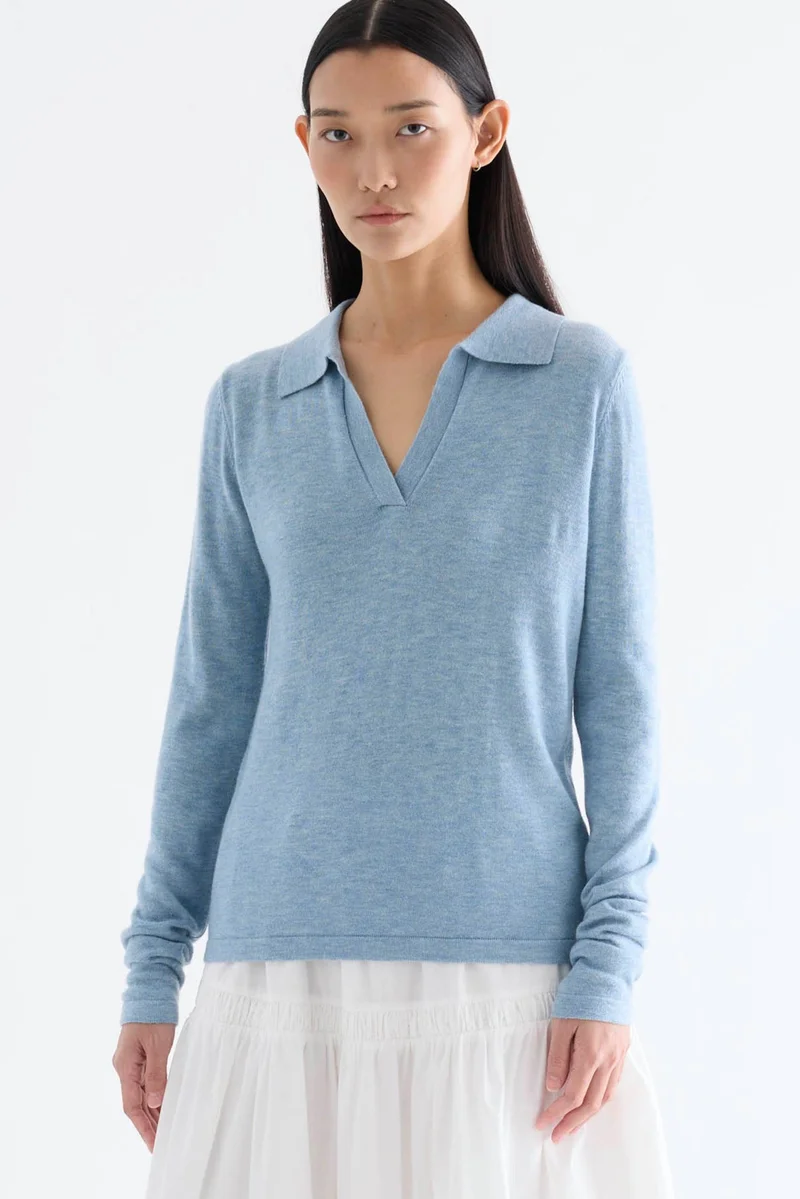 ذا اديتورز ماركت بولو لوين محبوك