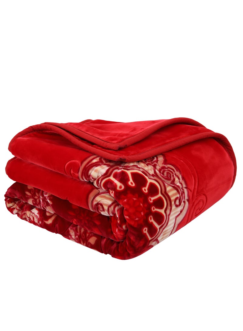 ستارجولد بطانية راشيل مطبوعة فائقة النعومة من طبقتين دافئة ومريحة للنوم بوزن 15 رطل - Image 3