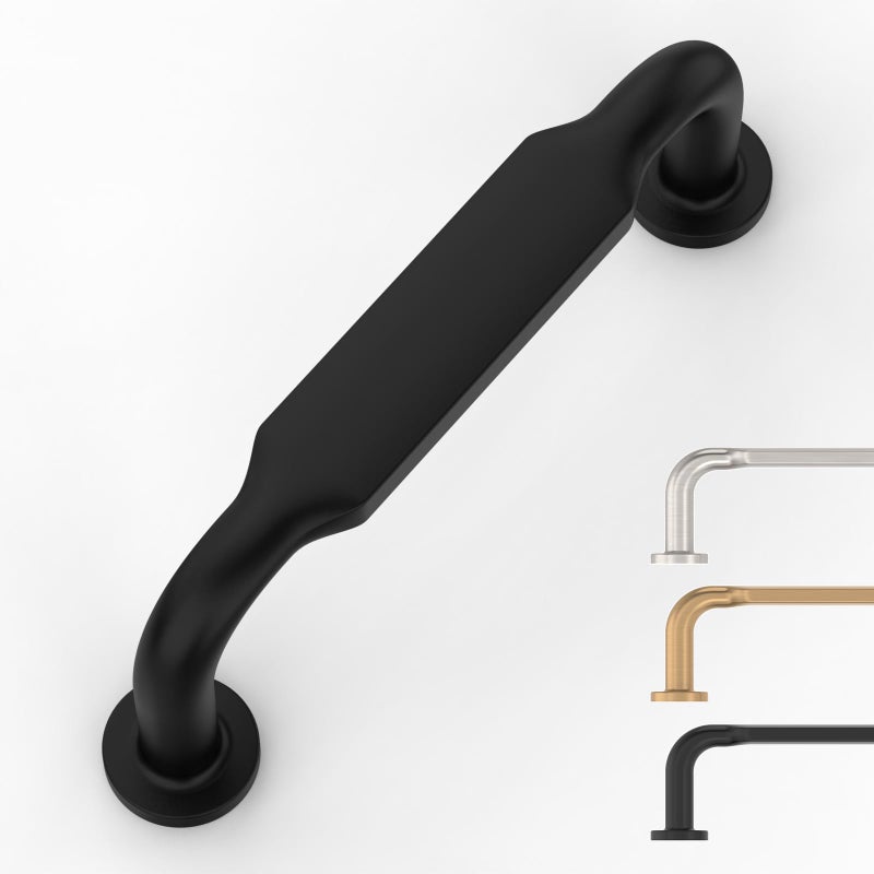 9BUILD 10 Pack Matte Black Cabinet Pulls 3 Inch Kitchen Cabinet Handles Cabinet Hardware Kitchen Handles for Cabinets Cupboard Handles Black Kitchen Pulls 9B0054 - Image 2