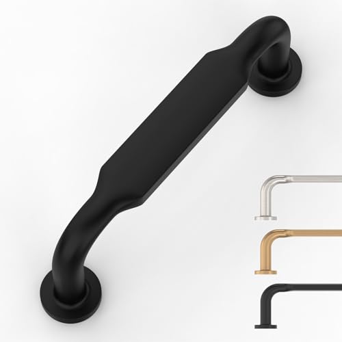 9BUILD 10 Pack Matte Black Cabinet Pulls 3 Inch Kitchen Cabinet Handles Cabinet Hardware Kitchen Handles for Cabinets Cupboard Handles Black Kitchen Pulls 9B0054 - Image 1