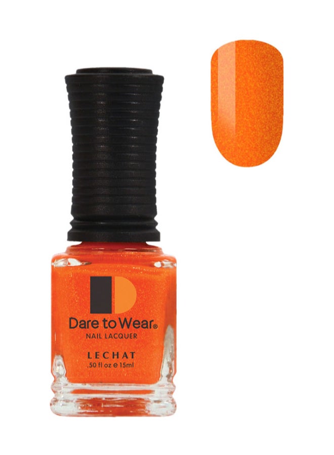 Lechat Nail Polish Super Shine Long Wear Lacquer Quick Drying Nail Color Resists Chips Fading Lasts Up To 3 Weeks Precise Application In One Stroke Nail Paint Orange Blossom Dw145