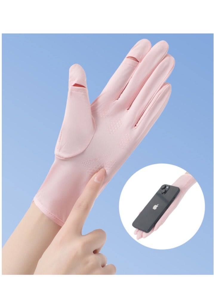 RTYY قفازات نسائية، قفازات قيادة، قفازات طويلة للحماية من أشعة الشمس في الصيف، حماية من الأشعة فوق البنفسجية - Image 4