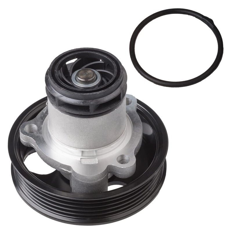 KEYOOG Professional Engine Water Pump Kit AW6050 (For L5 2.5L Only) Compatible With 2006-2014 Volkswagen Beetle /10-14 Golf /05-14 Jetta /12-14 Passat /06-09 Rabbit (OE# 07K121011B 07K121011BX)
