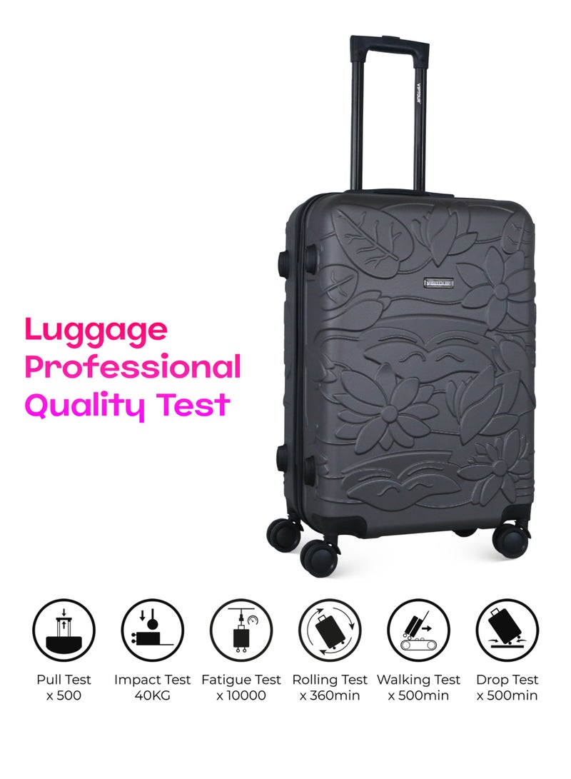 VIPTOUR Luggage Set 3Pcs ABS Trolley Bag Set With Number Lockable System - Image 4