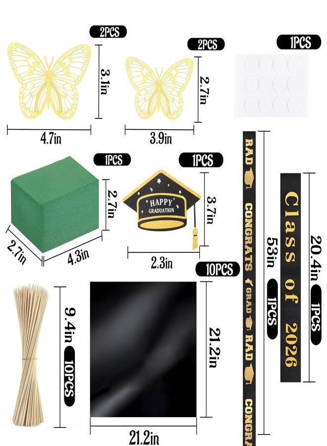 Chambom Graduation Gifts 2026 - DIY Money Bouquet Kit Graduation 2026, Bouquets Filled with Folded Bills Gifts Class of 2026 Money Flower Bouquet Gift, for Middle High School College Her Him Daughter Son - Image 3