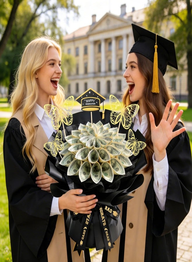 Chambom Graduation Gifts 2026 - DIY Money Bouquet Kit Graduation 2026, Bouquets Filled with Folded Bills Gifts Class of 2026 Money Flower Bouquet Gift, for Middle High School College Her Him Daughter Son - Image 2