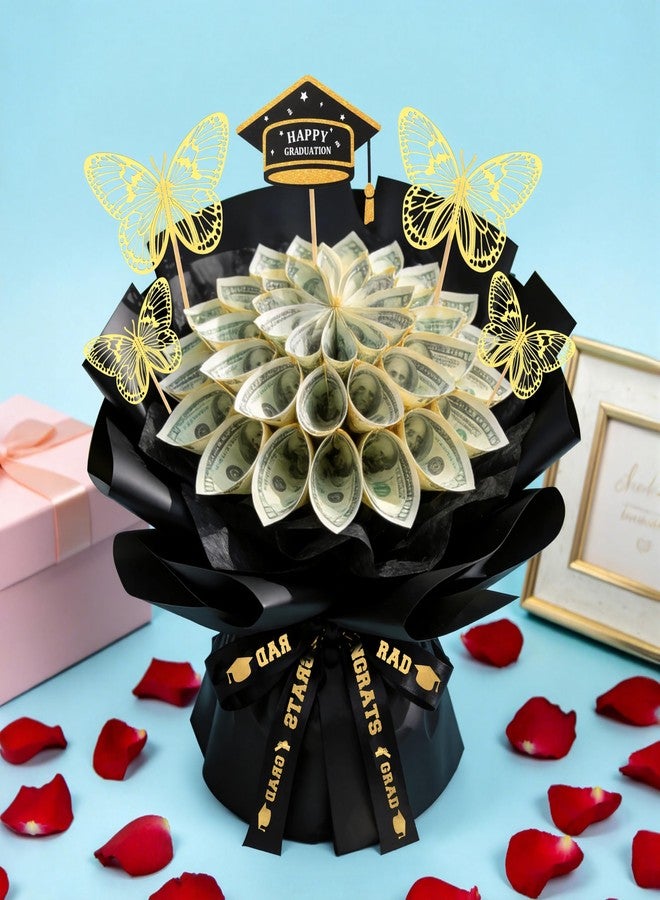 Chambom Graduation Gifts 2026 - DIY Money Bouquet Kit Graduation 2026, Bouquets Filled with Folded Bills Gifts Class of 2026 Money Flower Bouquet Gift, for Middle High School College Her Him Daughter Son - Image 5