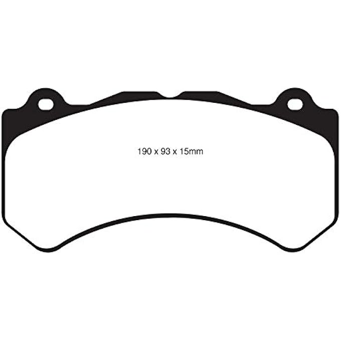 ريحني فرامل EBC Yellowstuff Series 4000 ستريت DP41853R لتناسب شيفروليه دودجفيسكيركاديلاكدودج USAKARMAJEEPRIVIAN - Image 2