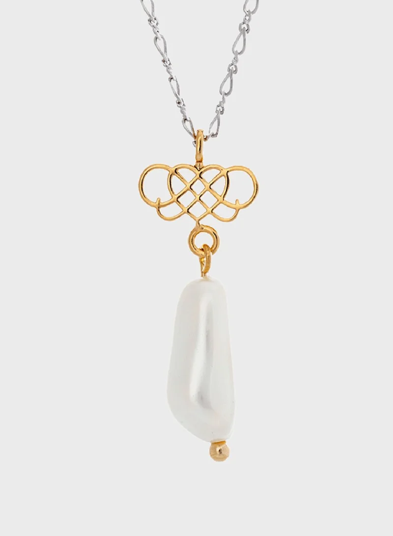 Lily and rose Chain Necklace