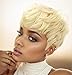 BeiSDWig BeiSD Short Pixie Cuts Hair Wigs for Women Girls Short Wigs with Bangs Synthetic Wigs for Black/White Women (X1030-Blonde) - Image 2