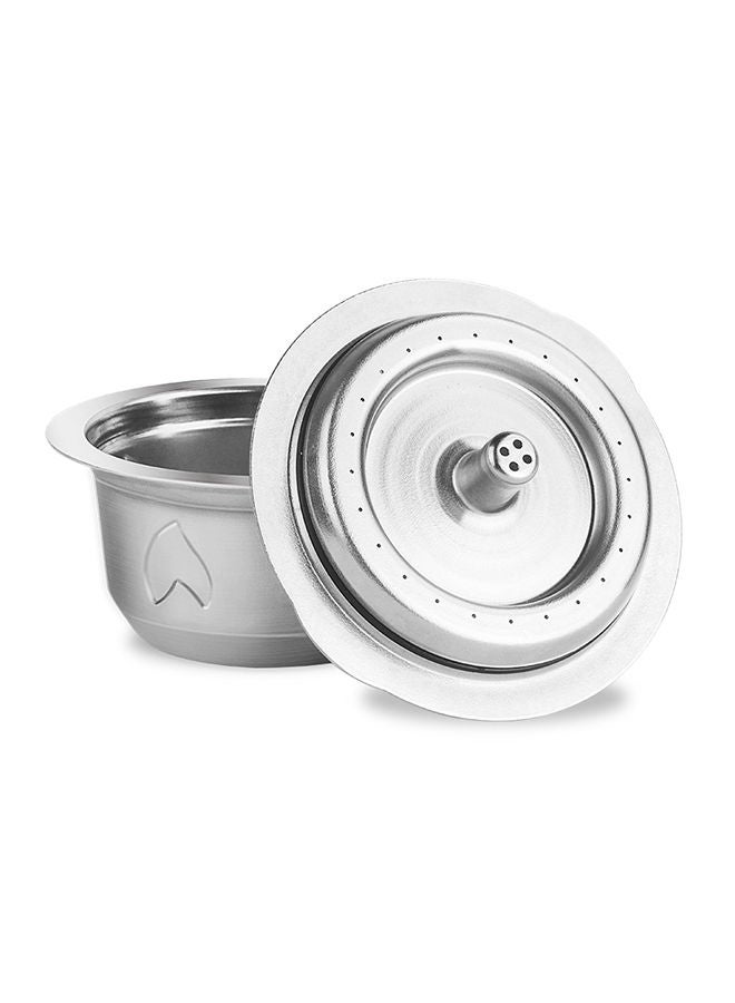 NIBEMINENT High Grade Coffee Filter Cup Silver 18 x 7.5 7.9centimeter - Image 2